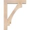 Ekena Millwork Imperial Block Smooth Bracket w/ Offset Brace, Douglas Fir, 7 1/2"W x 36"D x 48"H BKT0806X36X48IMP05SDF - alternate 2